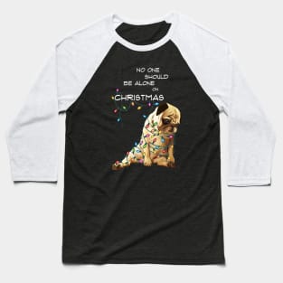 Pug lovers christmas time Baseball T-Shirt